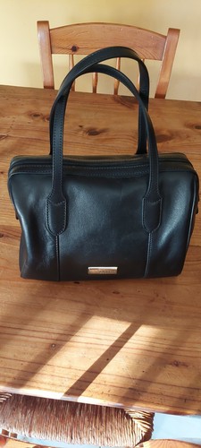 Sac main cuir - main, noir