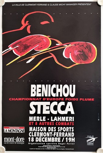 Affiche boxe championnat - affiche,