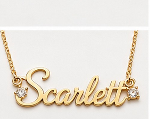 Collier prénom personnalisé