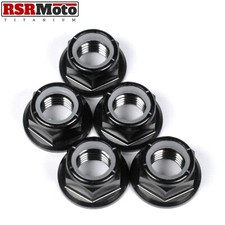 Ecrous De Pignon Auto-Bloquants En Titane Nyloc Yamaha R6, 1999-2002, Noir