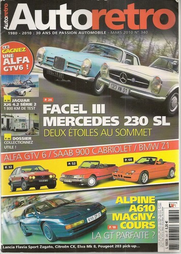 Auto retro 340 facel - 340,