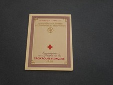 FRANCE CARNET CROIX ROUGE 1958