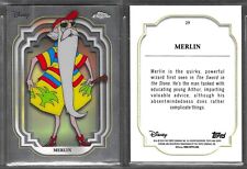 Topps Chrome Disney 2024 #29 Merlin The Sword in the Stone Card