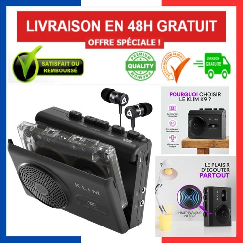 Klim lecteur cassette - k9,
