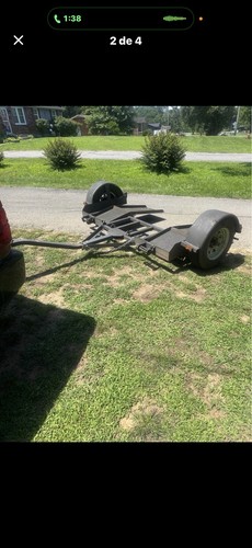 Set car tire tow - of,