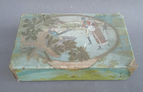 Ancienne boite marrons - ancienne,