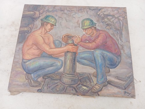 Huile sur toile artiste - huile,