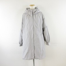 Comme une Femme Women's Padded Coat Long Sleeve Gray Size 40 L