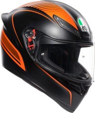 Casque Helmet Intégrale AGV Intégral K1 Multi Warmup Noir Orange Taille XL