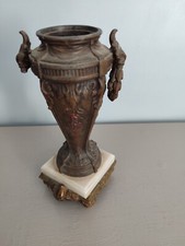 Amphora in regulation marble foot for fireplace