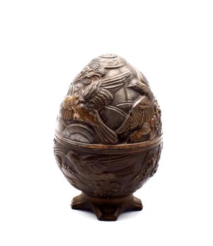 Oeuf décoratif boîte - , alliage