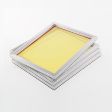 4x 140T Cadre De L'Ecran D'Impression 61x51cm A3 + Sérigraphie Avec Tissu Tamis