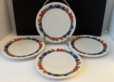 6 Six Villeroy & Boch Vintage Acapulco  8" Salad Plates Minty Luxumbourg MCM