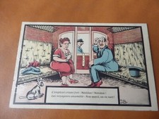 GARE TRAIN    ... HUMOUR DE COMPARTIMENT ......