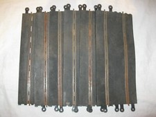 Lot x6 RAILS DROITS PISTE pour CIRCUIT ÉLECTRIQUE SCALEXTRIC HORNBY Slot Car