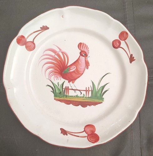 Belle assiette coq - au,