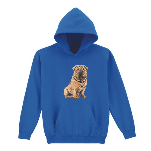 Sweat capuche shar pei - capuche,