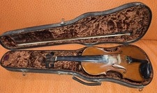 Beautiful Very Good Condition 4/4 Vintage German Stradivarius Model Violin Set
