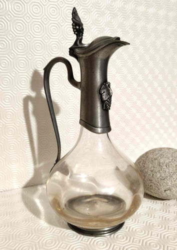 Aiguière carafe vin étain - vin,