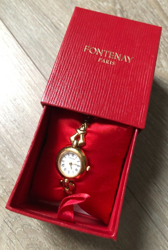 Coffret montre métal doré - métal,