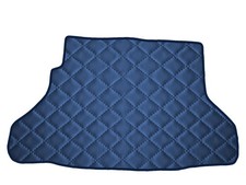 Matelassé Cuir éco BLEU FONCÉ Tapis coffre pour Honda Insight II H/B 2009-2014