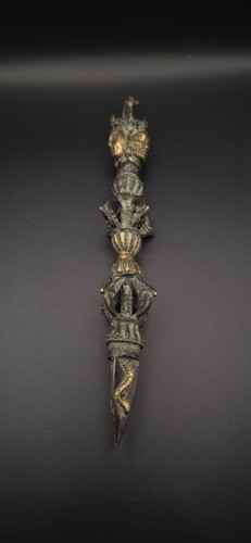 Phurba tibétaine bronze - phurba,