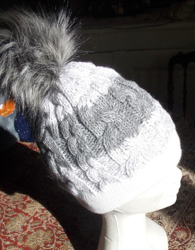 Bonnet tricote double tricot - bonnet,