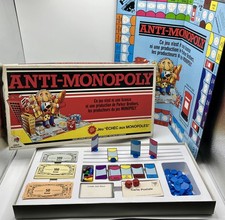 ANTI-MONOPOLY - Board Game Orli Toy/Ferriot Productions 1984 - VGC