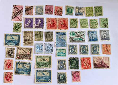 Lot timbres oblitérés