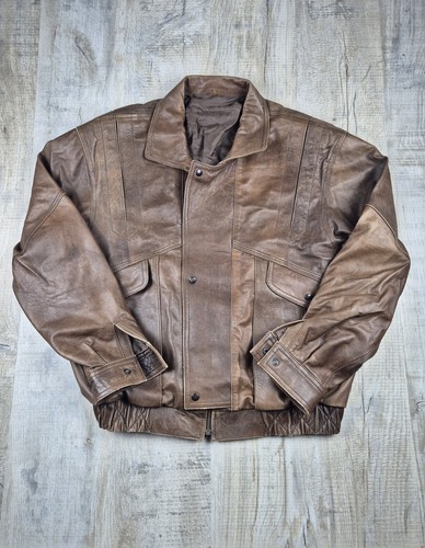 Blouson cuir homme vintage - en,