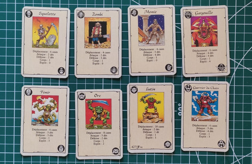 Heroquest cartes monstres - heroquest,
