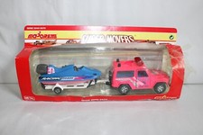 Majorette series 3040-3070 Toyota + boat trailer ref 3042, in blister box