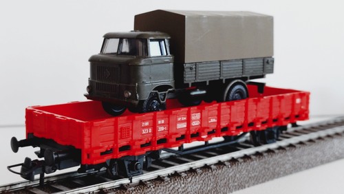 Roco wagon plat 2 essieux - ,