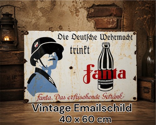 Enseigne émaillée vintage - émaillée,