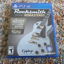 Rocksmith 2014 Edition Remastered (PS4 PlayStation 4, 2016) No Cable Game Only
