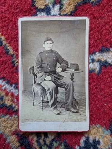 Photo cdv soldat français - soldat,