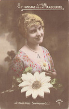 CP LANGAGE DE LA MARGUERITE JE VOUS AIME TENDREMENT - 38748