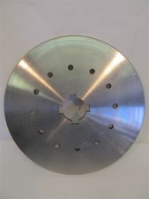 Norstone Blade Depot  14"x1/2", 2-3/8" Bore 304 Stainless Steel Stiffening Plate
