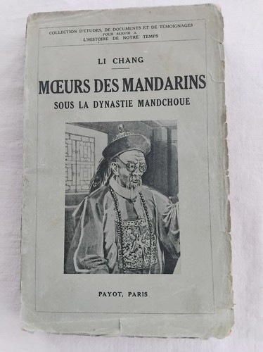 Moeurs des mandarins - moeurs, sous