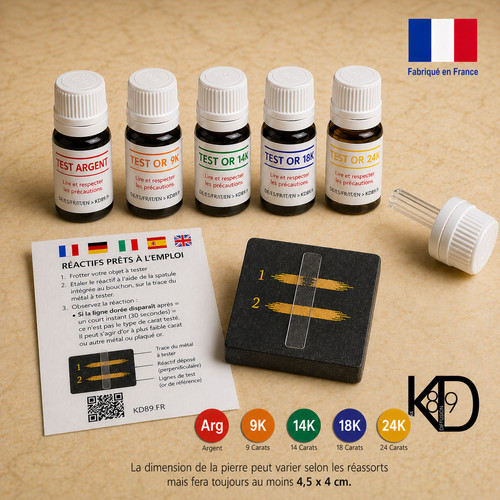 Kit testeur réactif 14k - réactif, 9k