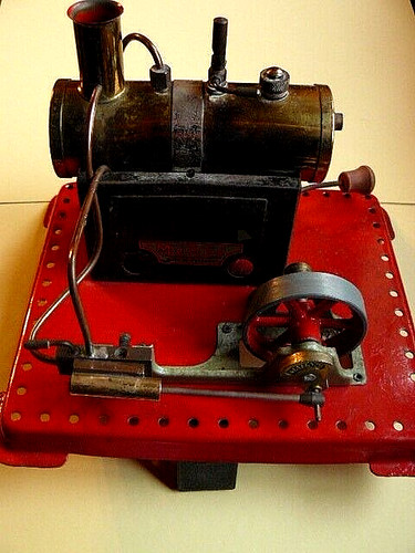 Jouet ancien machine à - jouet, :