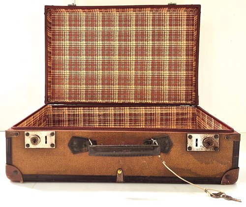Valise ancienne carton - valise,