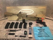 Matrix M4 Airsoft AEG Rifle Desert Tan Airsoft Gun