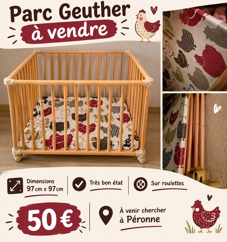 Geuther parc bébé sur