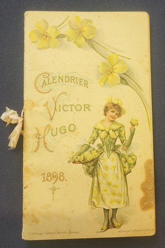 Calendrier victor hugo - victor,