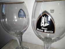 6 grands verres bière abbaye Saint st bertin 50cl neuf No Leffe 