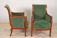 Paire de bergères Retour d'Egypte style Jacob-Desmalter