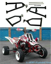 SPORT EXTENDED A-ARMS + 2+1 WIDER Pour YAMAHA BANSHEE 350 YFZ350 1987-2006 1988