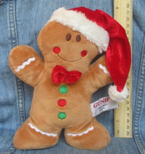 Gund Christmas 'Cinna-Man' Boy 8" Plush Gingerbread Man THK5