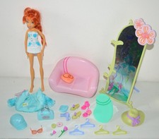 Poupée WINX CLUB Bloom Fashion doll Fairy Cool Lounge RAINBOW 2004 05 vintage